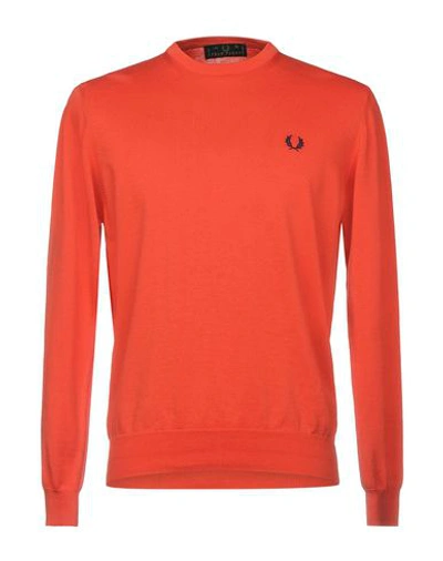 Fred Perry Sweaters In Red
