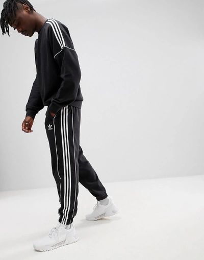 Adidas Originals Nova Retro Joggers In Black Ce4809 - Black | ModeSens