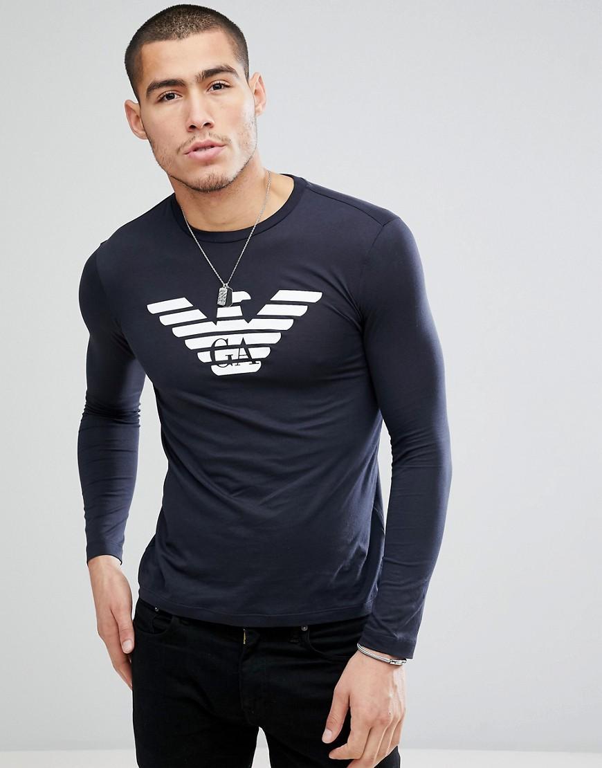 mens armani long sleeve top