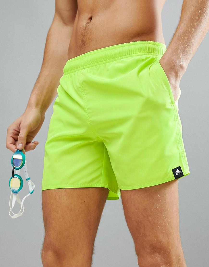 adidas swim shorts yellow