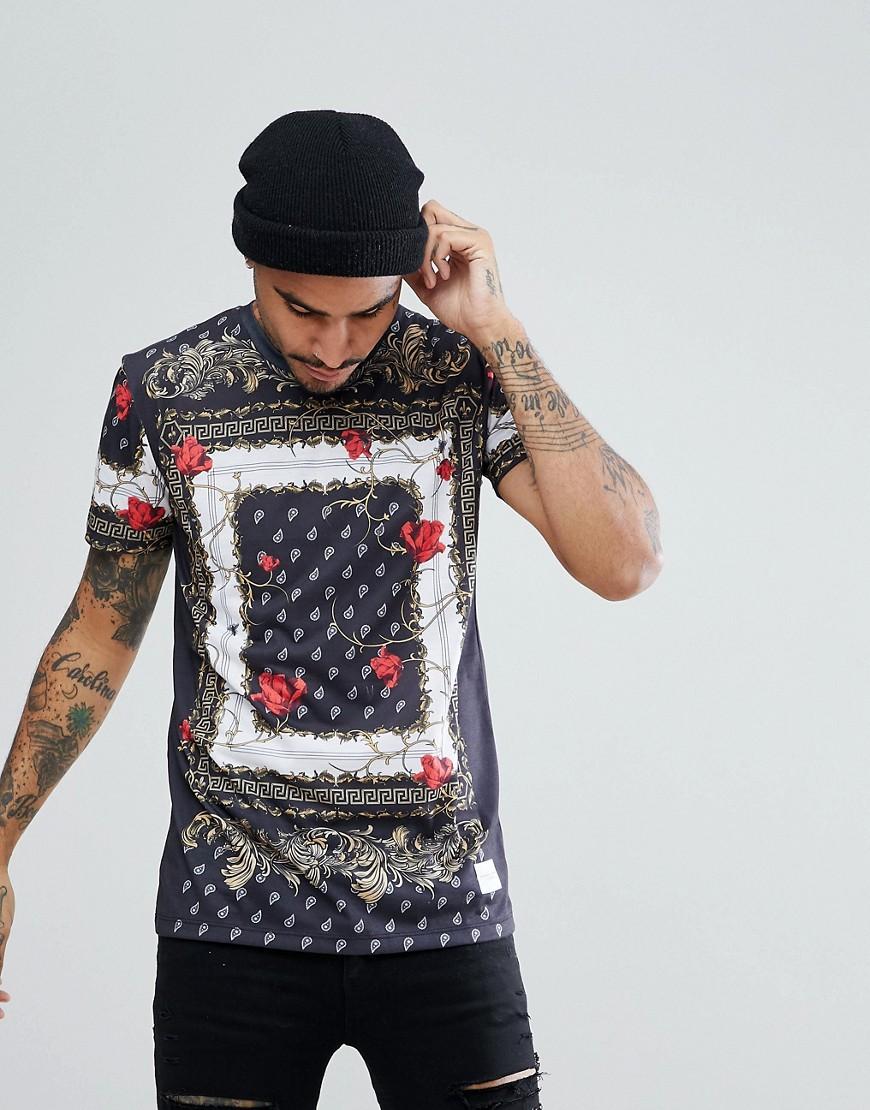 Criminal Damage Printed T-shirt In Black - Black | ModeSens