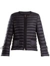 Moncler Almandin Quilted Down Jacket In Navy