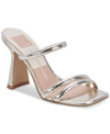 Dolce Vita Women's Fort Triple-strap Slide Sandals Women's Shoes In Light Gold