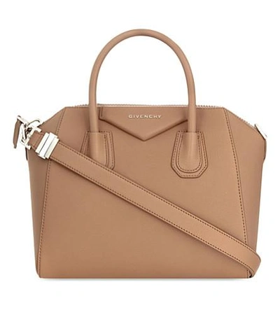 Givenchy Antigona Sugar Small Leather Tote In Old Pink