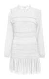 Ulla Johnson Gia Ruffle Dress In White