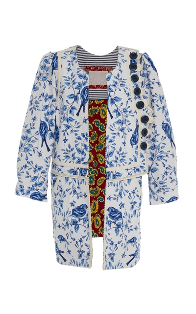 Alix Of Bohemia Limited Edition Birdsong Floral Coat In Print