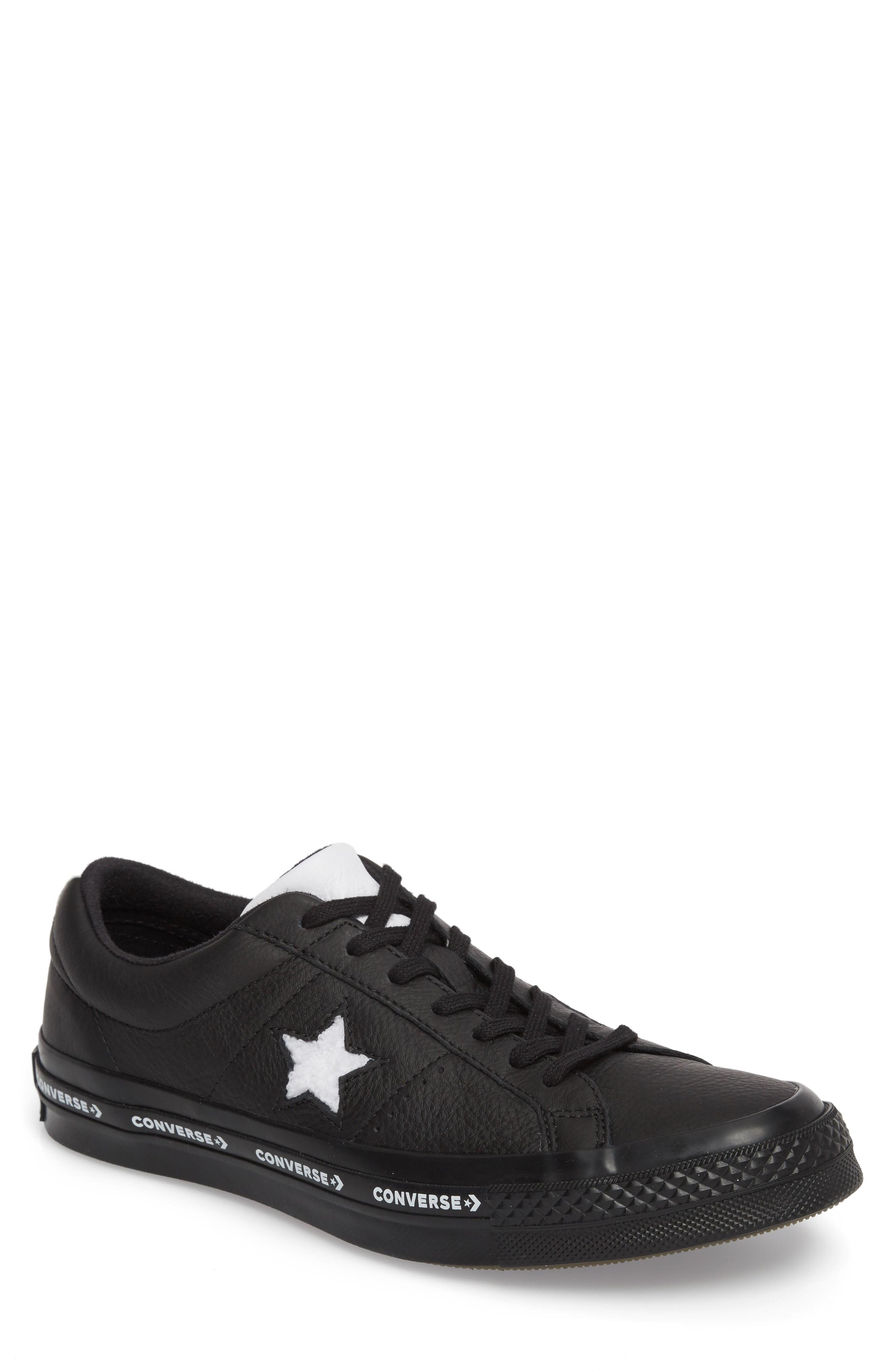 converse pinstripe black