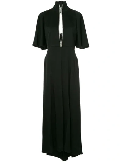 Ellery Mae Key-hole Maxi Dress In Black