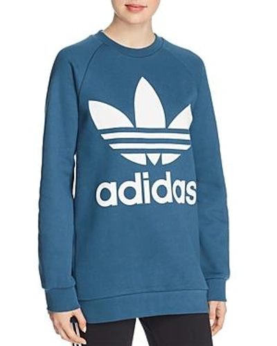 Adidas Originals Originals Oversize Sweatshirt In Dark Steel