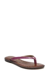 Sam Edelman Gracie Sandal In Mulberry Pink Leather