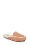 Ugg Lane Genuine Shearling Slipper In Sand Suede