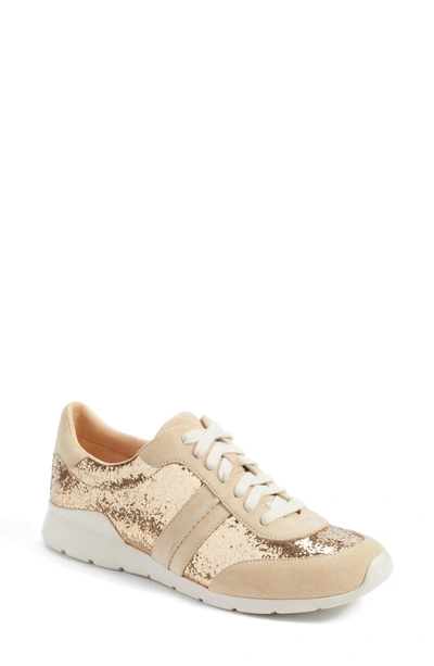 Ugg Jaida Glitter Sneaker In Gold Suede | ModeSens