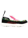 Valentino Garavani Heroes Tribe Stretch-mesh And Suede Trainers In Multi