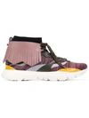 Valentino Garavani Heroes Tribe Sneakers Multicolor In Pink