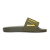 Valentino Garavani Slide Sandal In Green