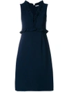 P.a.r.o.s.h . Ruffled Trimmed Dress - Blue
