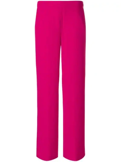 P.a.r.o.s.h Straight Leg Trousers In Pink