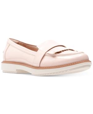 clarks pink patent shoes