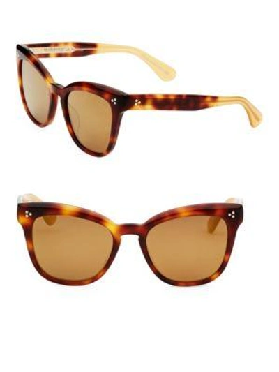 Oliver Peoples Marianela 54mm Cat-eye Sunglasses In Brown