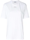 Msgm Logo Print T-shirt In White