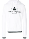 Dolce & Gabbana Crown Dg Logo Hoodie In Multi