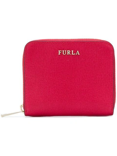 Furla Babylon Coin Purse In Red