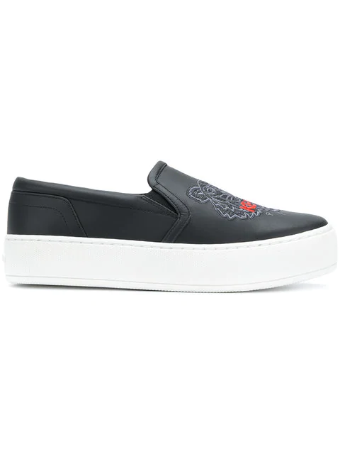 kenzo slip on sneakers