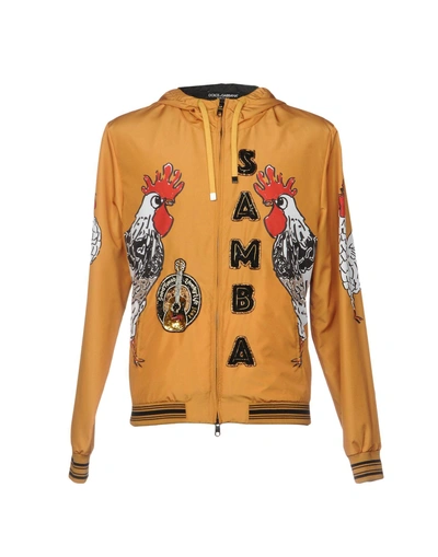 Dolce & Gabbana Jackets In Ocher