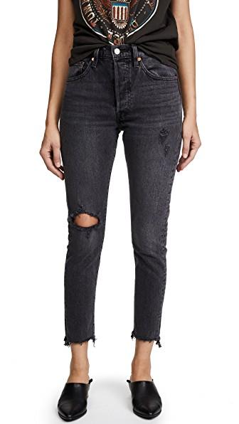 Levi's 501 Stretch Skinny Jeans In Well 