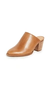 Madewell The Harper Mules In Amber Brown