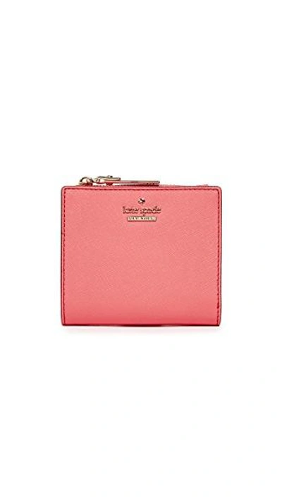 Kate Spade Cameron Street Adalyn Mini Wallet In Bright Flamingo