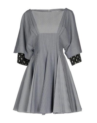 Jw Anderson Short Dresses In Grey