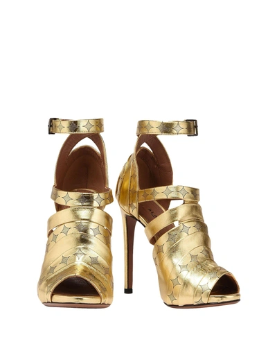 Alaïa Sandals In Gold