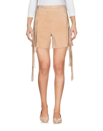 Chloé Leather Pant In Sand