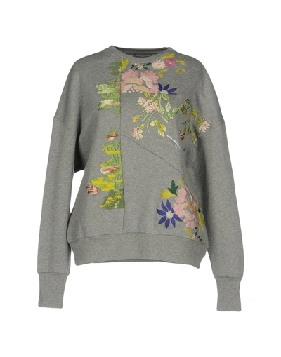 Alexander Mcqueen Sweatshirt In Light Grey