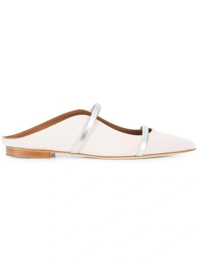 Malone Souliers Maureen Mules In Pink