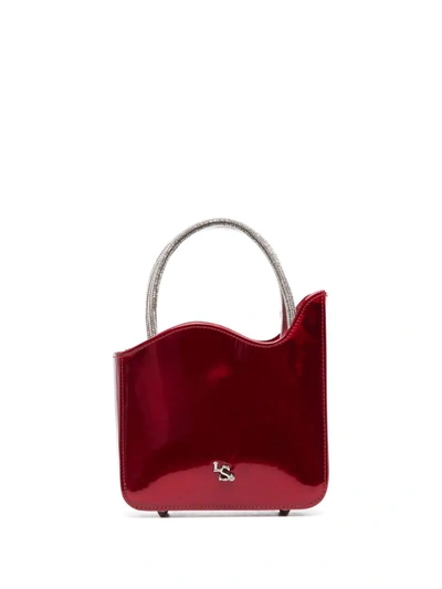 Le Silla Ivy Patent-leather Mini Bag In Rot
