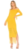 House Of Harlow 1960 X Revolve Rose Dress In Yellow
