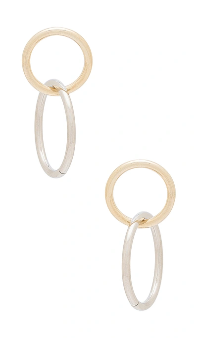 The M Jewelers Ny The Floaris Hoop Earring In Two Tone