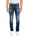 Buffalo David Bitton Slim Ash Jeans In Sanded And Faded