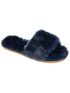 Journee Collection Dawn Slippers In Navy