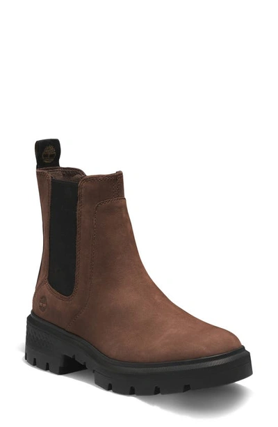Timberland Women's Cortina Valley Chelsea Boots Women's Shoes In Soil
