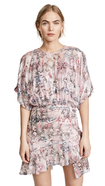 Iro Wobam High-neck Short Dress In Light Pink | ModeSens
