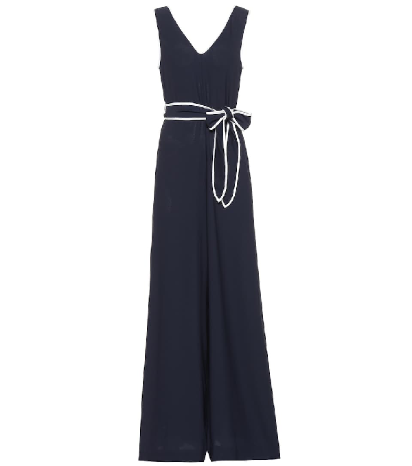 dvf daisy belted jumpsuit