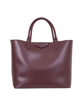 Givenchy Antigona Large Leather Tote In Oxblood Red | ModeSens
