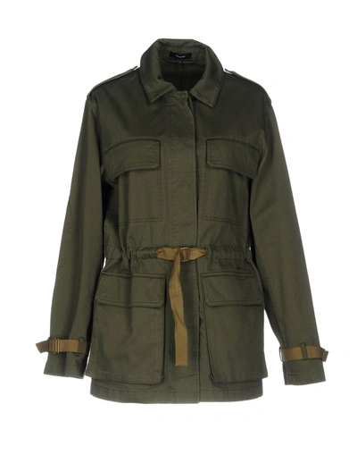Theory Jacket In Military Green