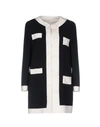 Boutique Moschino Overcoats In Black