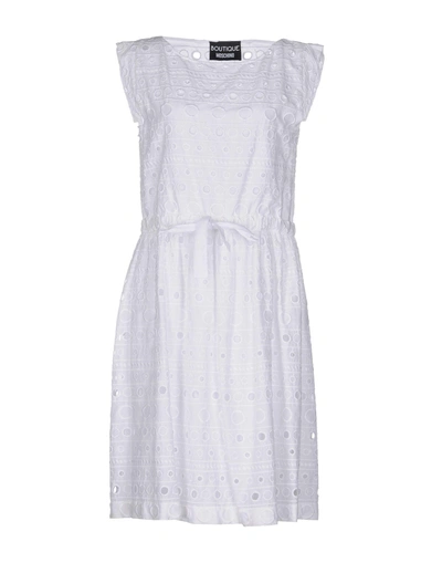 Boutique Moschino Short Dress In White