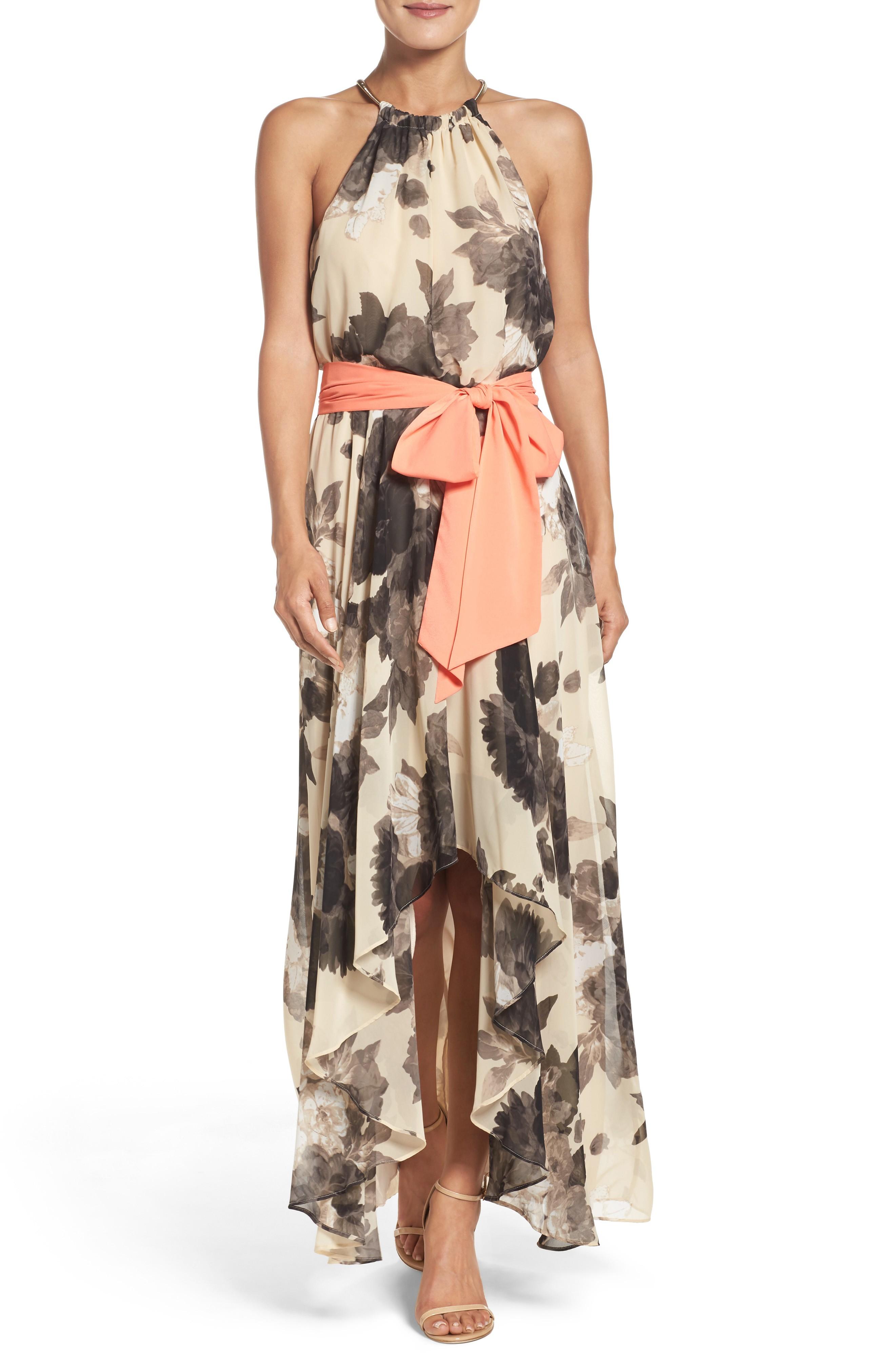 eliza j chiffon dress