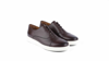 Vellapais Hilton Leather Oxford Sneaker In Dark Brown